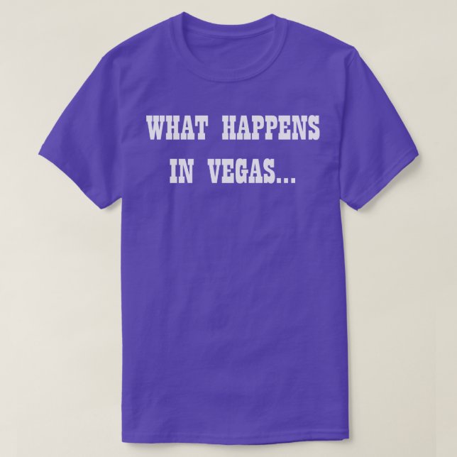 Camiseta O Que Acontece Em Vegas (Frente do Design)
