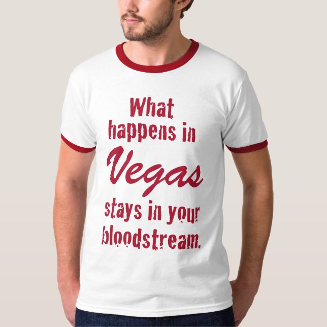 Camiseta O que acontece em Vegas (Frente)