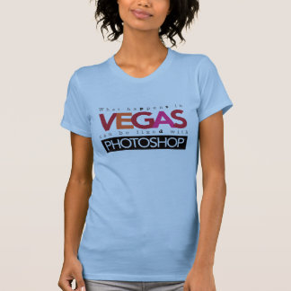 Camiseta O que acontece em Vegas pode ser fixado com