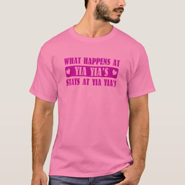 Camiseta O que acontece em Yia Yia (Frente)