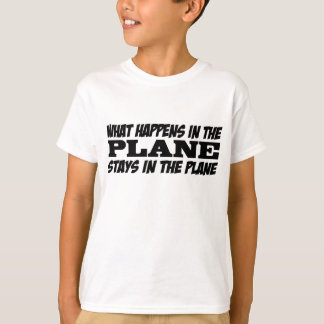 Camiseta O que acontece no avião