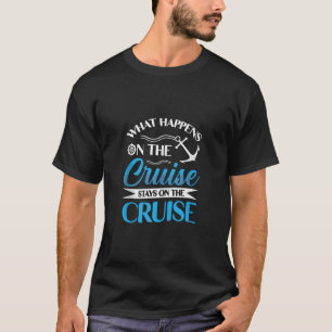 Camiseta O Que Acontece No Cruzeiro Fica No Cruzeiro Shi