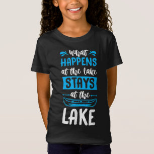 Camiseta O Que Acontece No Lago Permanece No Lago Paddle