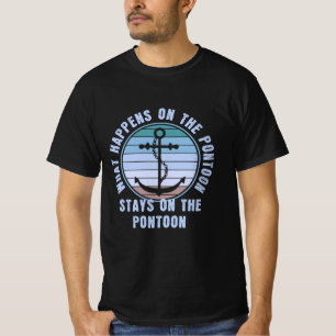 Camiseta O que acontece no pontão fica no pontão