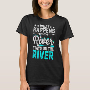 Camiseta O que Acontece No Rio Fica No Rio Flutuante