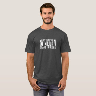 Camiseta O que acontece no T de Negril