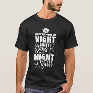 Camiseta O que acontece no turno da noite PCT Técnico de Cu