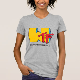 Camiseta O que aconteceu com a música?