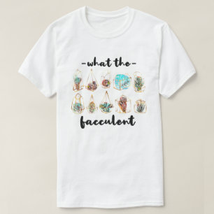 Camiseta O que as plantas de talento de cactus fumulentos