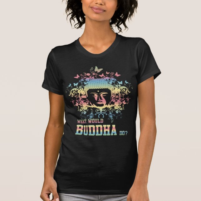 Camiseta O que Buddha faria (Frente)