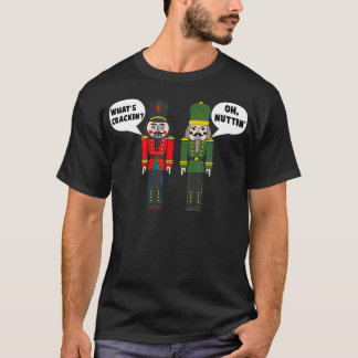 Camiseta O Que Crackeou Oh Nuttin Engraçado Nojo de Natal