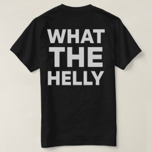 Camiseta o que diabos - WTHELLY Moda de Rua Música 