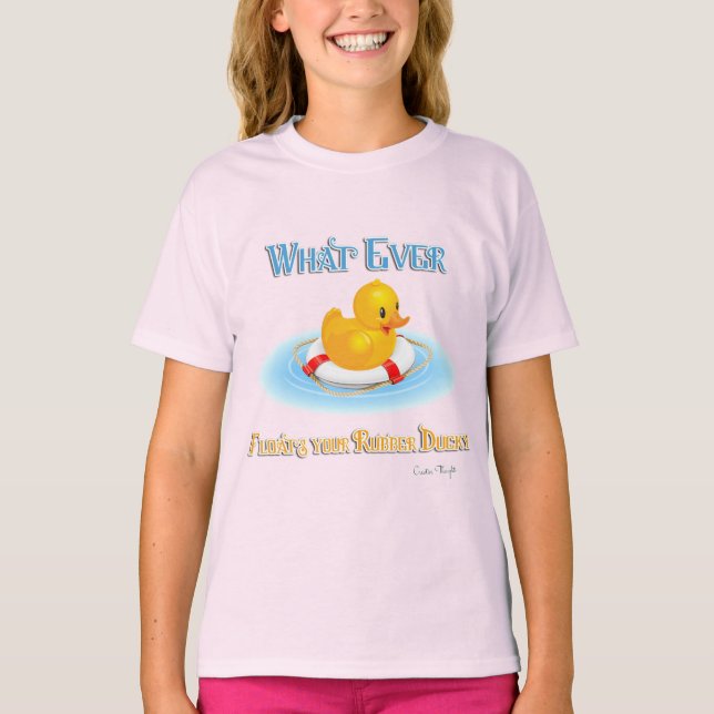 Camiseta O Que Disparar Sua Borracha Ducky (Frente)