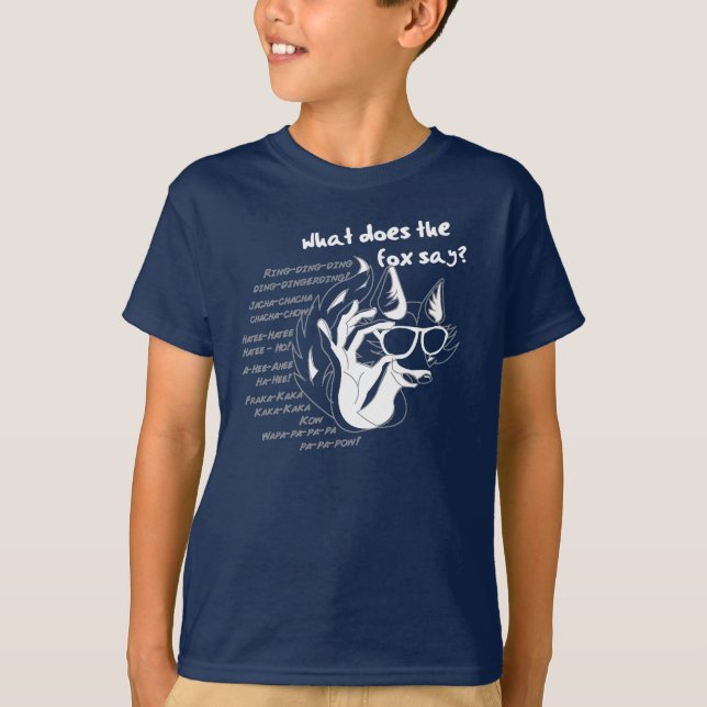Camiseta O que disse a Raposa? (Frente)