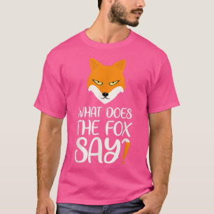 Camiseta O Que Diz A Raposa Design T-Shirt?