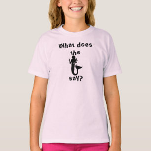Camiseta O que diz a sereia?