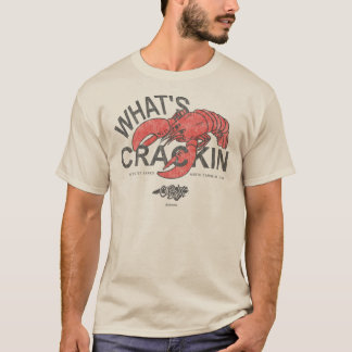Camiseta O que é a lagosta crackin Outer Banks NC OBX Vinta