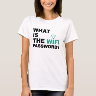 Camiseta O que é a senha de WIFI engraçada