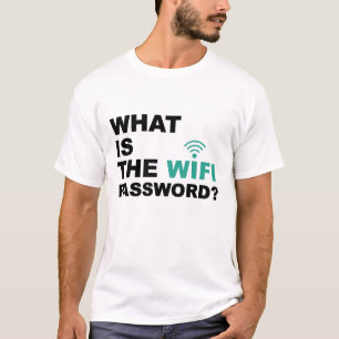 Camiseta O que é a senha de WIFI engraçada