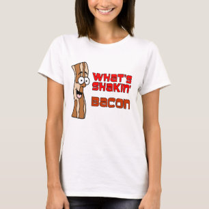 Camiseta O que é bacon de Shakin