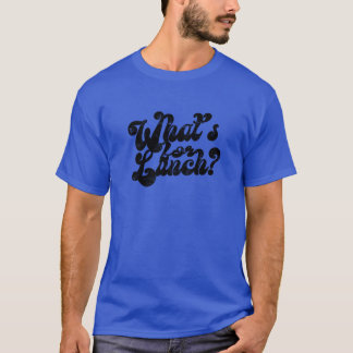 Camiseta O que é comida de almoço