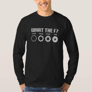 Camiseta O Que É Fotografia Câmera Abertura Diafragma Lente