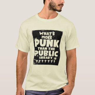 Camiseta O que é mais "Punk" do que a Biblioteca Pública