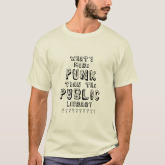 Camiseta O que é mais "Punk" do que a Biblioteca Pública