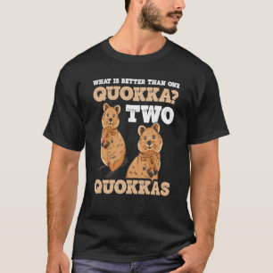 Camiseta O Que É Melhor Do Que Um Quokka Dois Quokkas Fofos