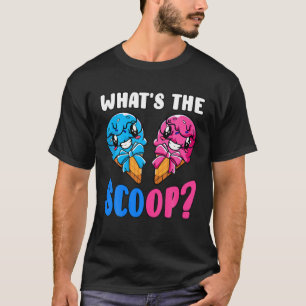 Camiseta O que é o Sorvete do Scoop Gender Reveal Party