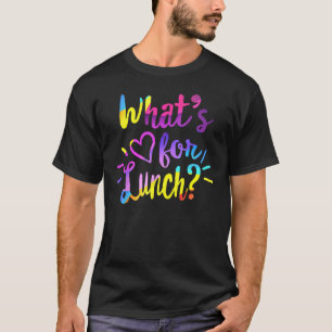 Camiseta O que é para a lanchonete da tripulação de almoço 