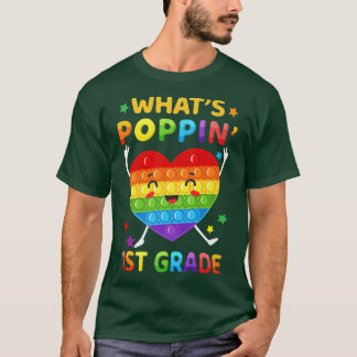 Camiseta O que é Poppin 1rua de volta à Pop escolar?