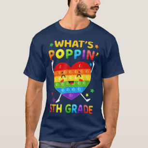 Camiseta O que é Poppin 5 de volta à Pop escolar?