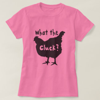 Camiseta O que é que o frango está fazendo?