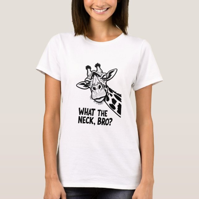 Camiseta O Que é Que O Pescoço, Bro? (Frente)