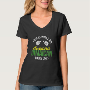 Camiseta O Que É Que Um Irmado Jamaicano Parece Que Rasta F