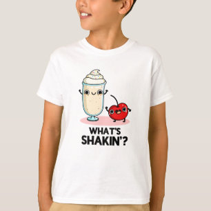 Camiseta O que é Shakin Funny Cherry Milkshake Pun