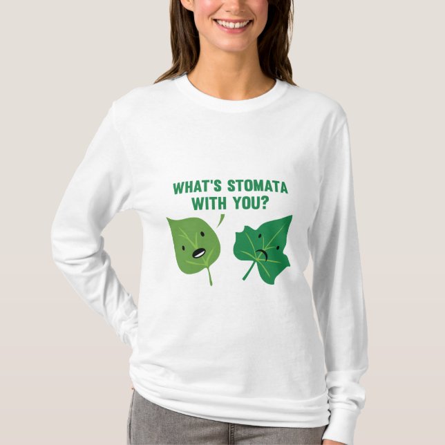 Camiseta O que é Stomata com você? (Frente)