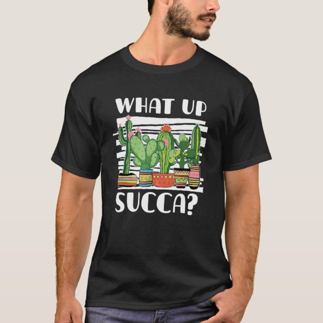 Camiseta O Que É Succa Para A Usina De Cactus? (Frente)