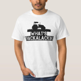 Camiseta O que é trator engraçado de Trackalackin que