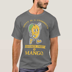Camiseta O Que É Uma Fruta Favorita Feminista Uma Manga Par