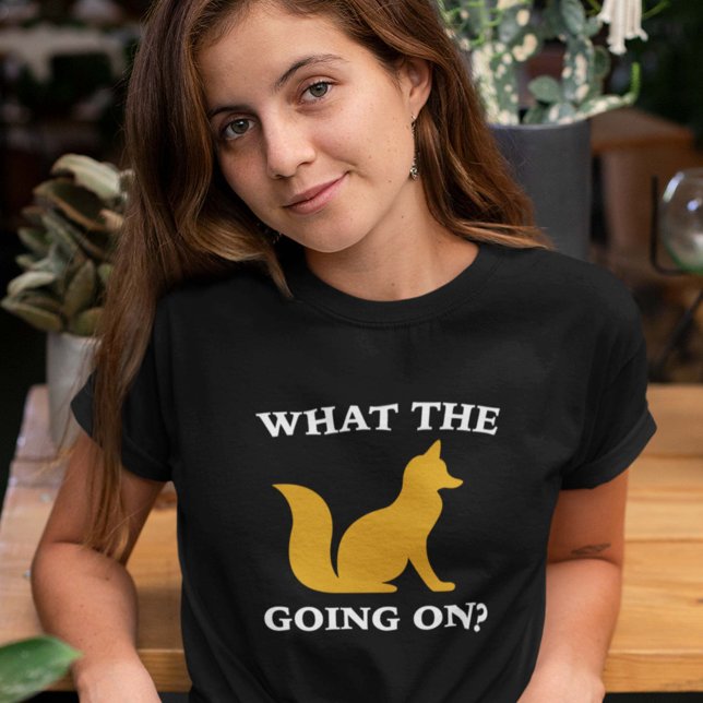 Camiseta O Que Está Acontecendo Com A Raposa? (What The Fox Going On? T-Shirt)