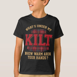 Camiseta O que está debaixo da minha quitina Quão quente es