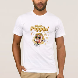 Camiseta O que está estourando citação pipoca desenho anima