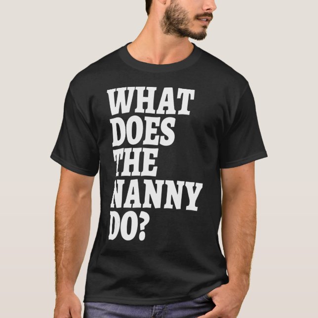 Camiseta O Que Faz A Babá Ver A Realidade Tv 2? (Frente)