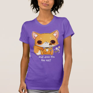 Camiseta O que faz a raposa diga