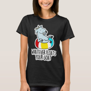 Camiseta O Que Faz Seu Bode Flutuar Bode Fofo