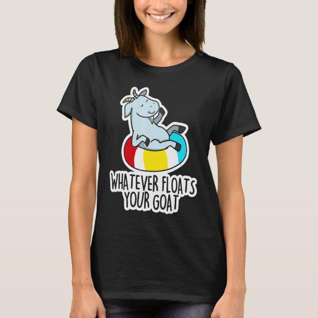 Camiseta O Que Faz Seu Bode Flutuar Bode Fofo (Frente)