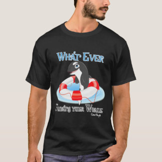 Camiseta O que flutuar na sua baleia