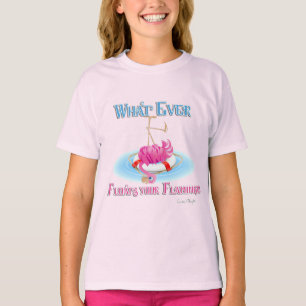 Camiseta O que flutuar no seu Flamingo